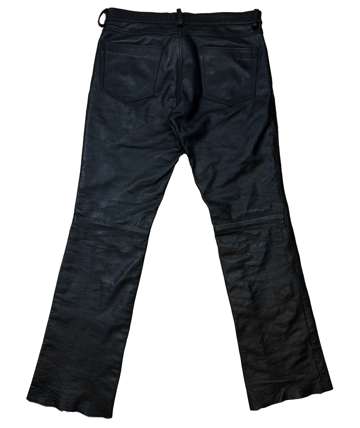 FW25 Buffalo leather moto Pants