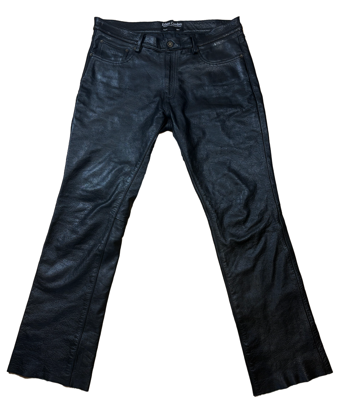 FW25 Buffalo leather moto Pants